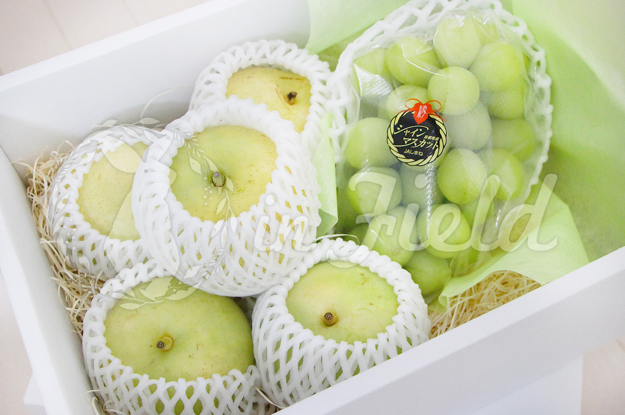 シャインマスカット二十世紀梨